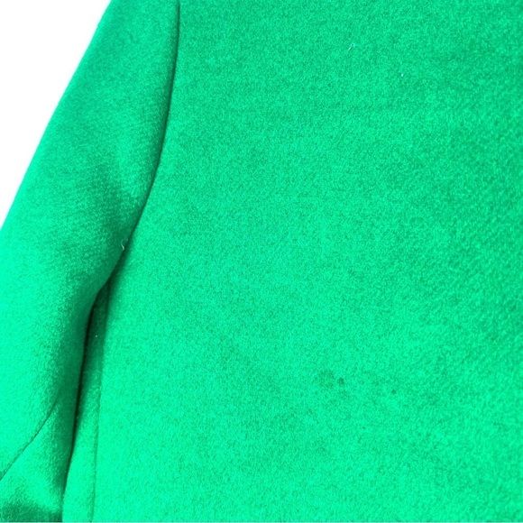 J.Crew City Coat Green Wool Blend Womens Sz 00 - Picture 11 of 11